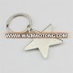 Wholesale metal five-pointed star key chains